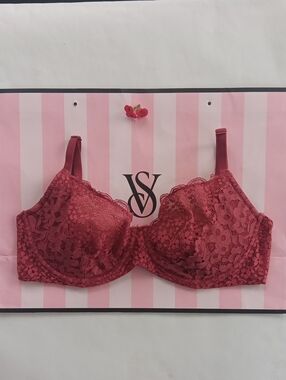 Victoria's Secret Underwire in Rosewood Body By Victoria Unlined Demi Size32DDD